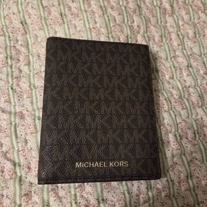 Michael Kors Dark Brown Monogram Wallet